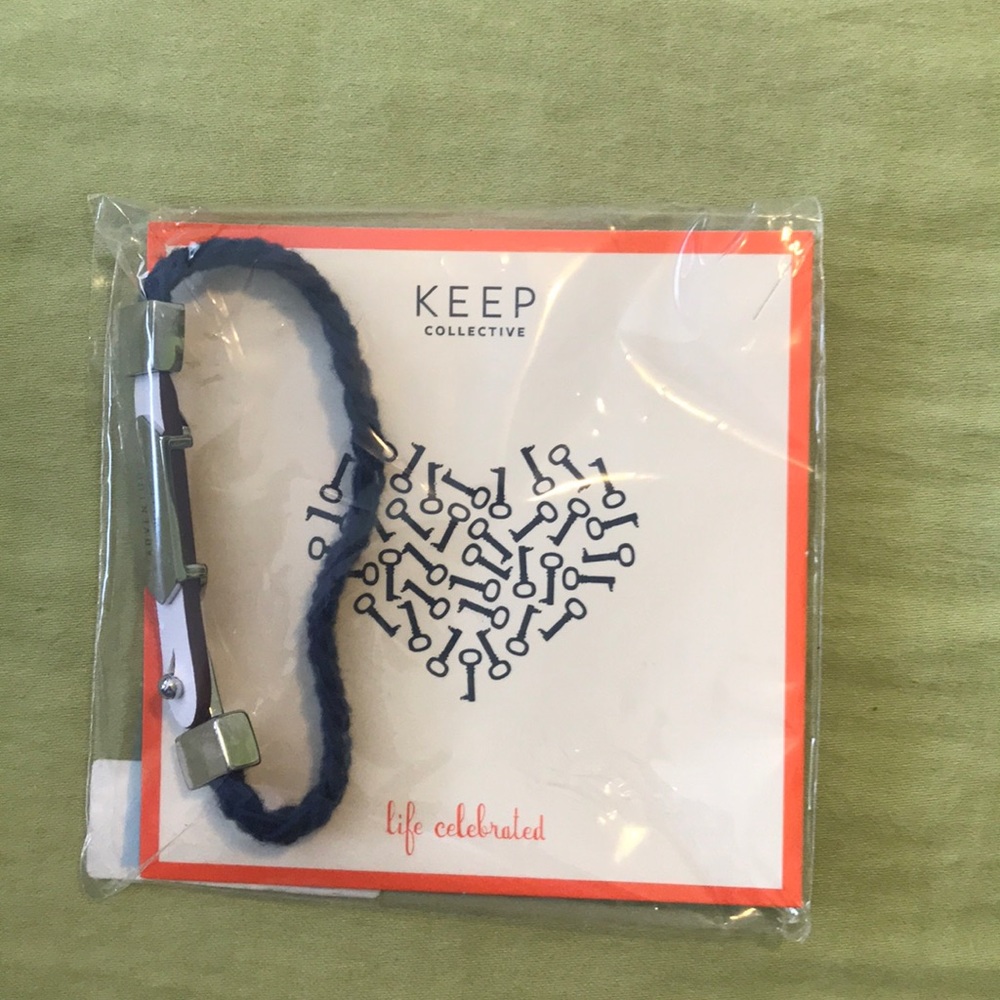 Keep collective braided leather band